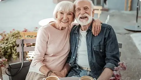 Happy patients at our Denison, Texas dental office Happy older dental patients smiling at Denison Dental in Denison, Texas
